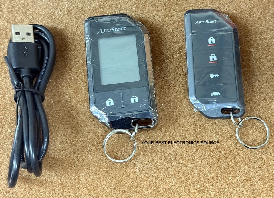 NEW AstroStart DSP5325 2-Way Remote Start System w/ LCD Remote - Image 2 of 2