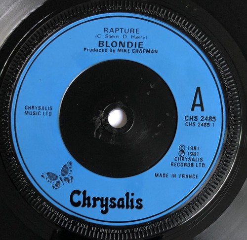 BLONDIE -Rapture- French Export 7” For UK Market +Picture Sleeve (Vinyl Record) - Bild 3 von 4