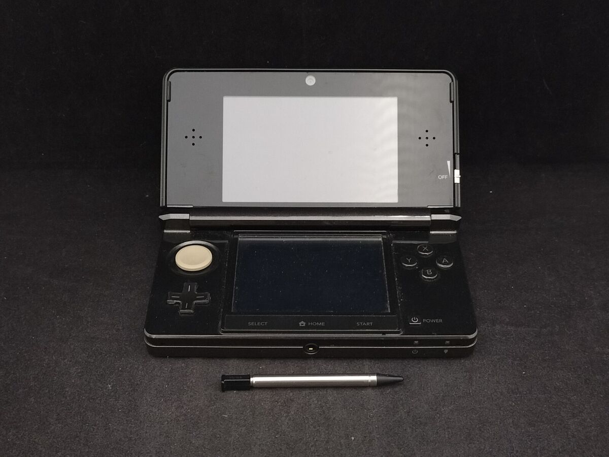 L5362 Ship Free Nintendo 3DS console Black NDS Japan w/game L5362 Ship Free Nintendo 3DS console Black NDS Japan w/game