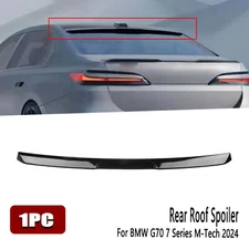 Car Rear Trunk Roof Spoiler Wing Body Kit For BMW 7 Series G70 M Tech 24-25 1PCS