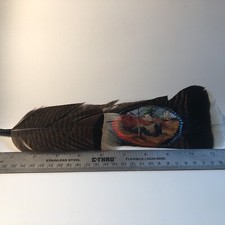 Hat Feather , Stetson, Resistol, Style , Cowboy, Turkey Feather, With Moose