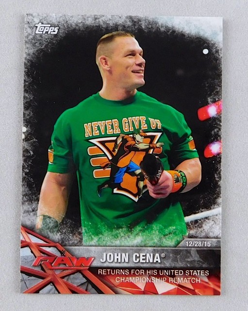 John Cena WWE Wrestling Trading Card Topps RAW Smackdown Superstar 4 eBay