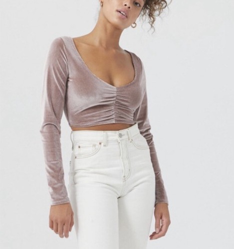 Urban Outfitters Paradox Ruched Velvet 