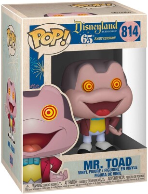 Pop Disney 65th 814 Disney Mr. Toad Spinning Eyes Funko Toy Figure