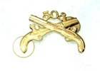 ORIGINAL CB WW2 508th MILITARY POLICE BN. OFFICER COLLAR INSIGNIA PIN