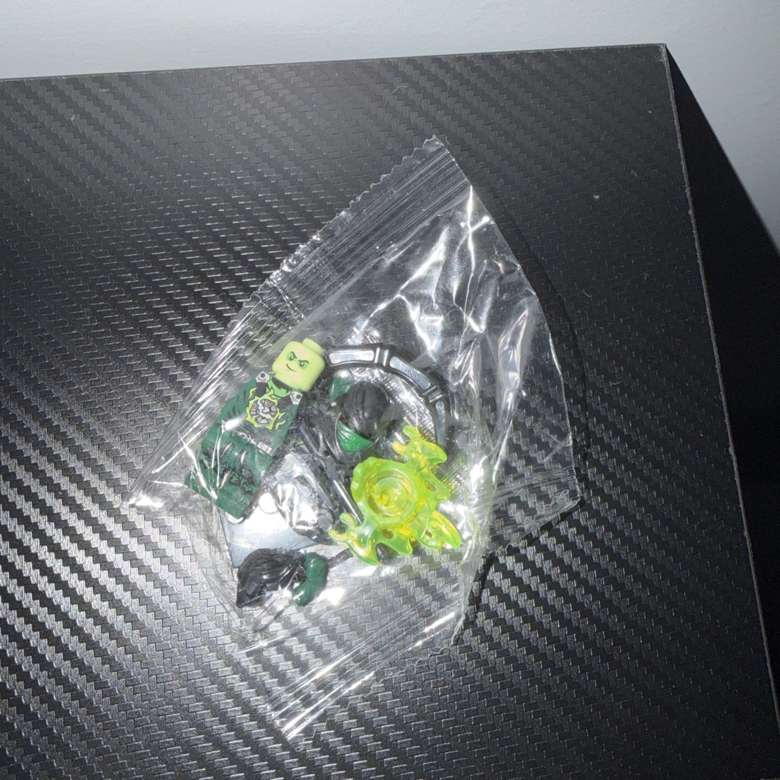 NEW Custom Ninjago Minifigure - Evil Green Possessed Lloyd Garmadon (Ghost Form)