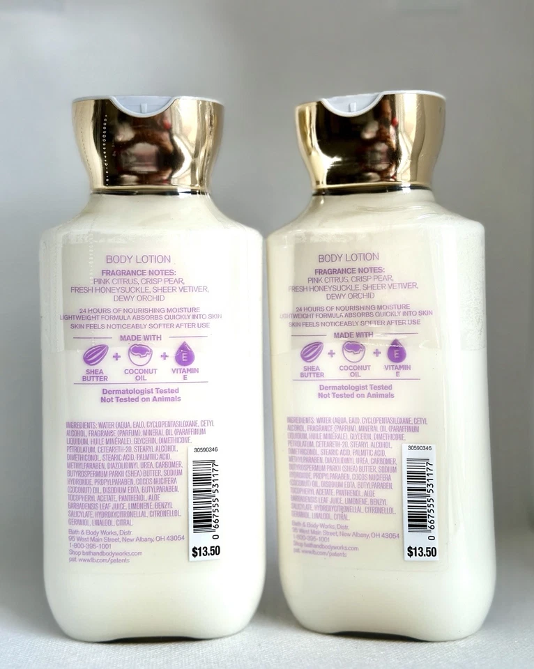 Happy Vibes Body Lotion 8 oz 24HR Moisture Shea Butter Vitamin E Skin Care Set 2 - Image 4 of 4