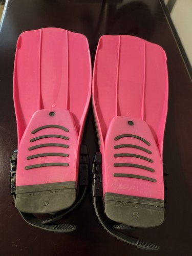 TUSA Liberator X-Ten Open Heel Scuba Diving Fins Flippers Pink Size Large Small - Picture 4 of 5