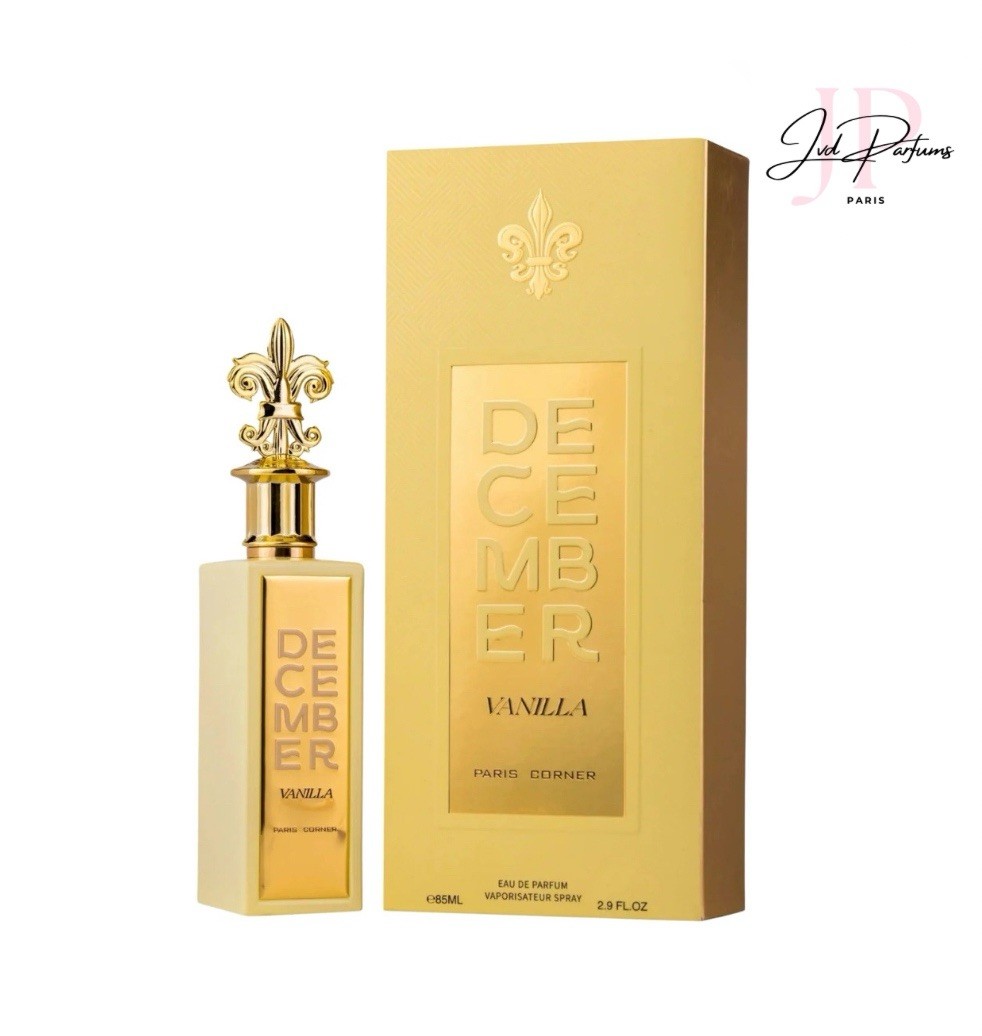 December Vanilla eau de parfum mixte pour vos soirées d'hiver et moments chaleureux