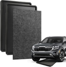 2-Pack Oil Drip Pan for Under Car – 35.4"x23.6"x0.8" Flexible Oil Trays with F