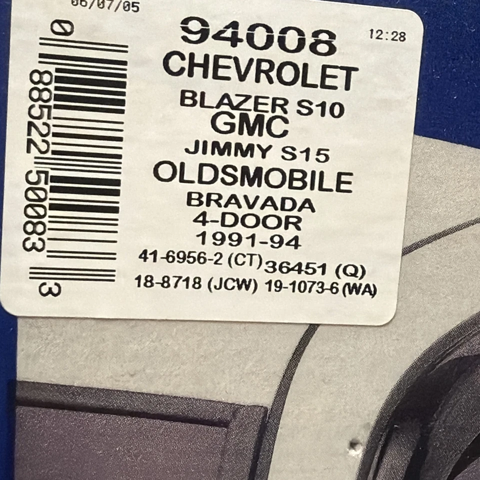 Auto Ventshade (AVS) VENTVISOR 4PC Compatível 1991-1993 Chevrolet S10 Blazer 4 Portas, 1 - Imagem 2 de 2