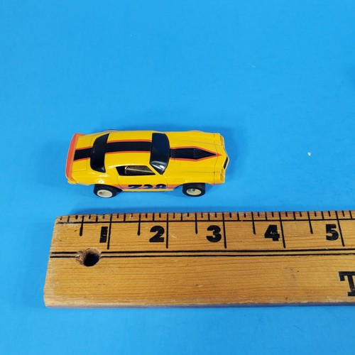 2 - TYCO Slot Car Black Dodge Charger No 49 & Camero Z28 VG Vintage 1980's HTF - Picture 12 of 12