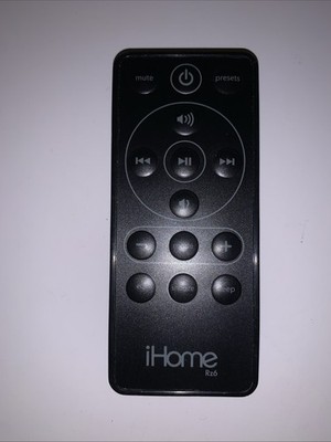 iHome RZ6 Factory Original OEM iPod Docking Station Remote Control For IA91 USED