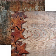 Reminisce RUSTIC BEAUTY (1 PC) 12x12 DOUBLE-SIDED PRINTED CARDSTOCK