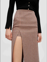 Maje Rock Mehrfarbig Strick Gr. 36 FR / S Damen Midirock Wollmischung MFPJU00885