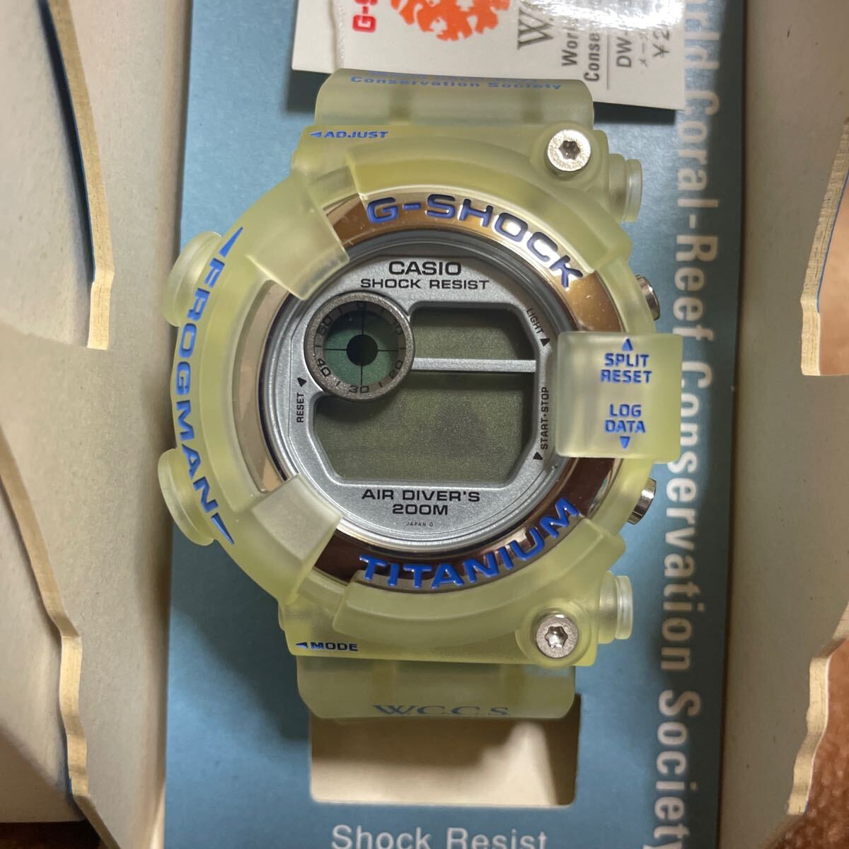 【CASIO】W.C.C.S FROGMAN （DW-8201WC-2T） Casio G-Shock Frogman W.C.C.S. DW-8201WC-2T Men's Dive Watch