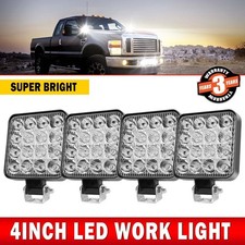 2-4pcs 4'' inch 48W LED Work Light Bar Spot Flood Pods Off Road Truck Fog Lights