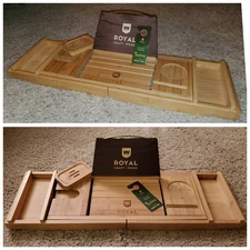 Royal Craft Wood Bathtray | Wooden Bath Tray - PRACTICALLY NEW