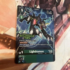 Digimon Card Game Lighdramon Evolution Cup Top 4 Foil BT8-053