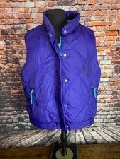 L.L.BEAN Women's Puffer Vest Purple Goose Down 90s  Jim Whittaker' VTG X Large