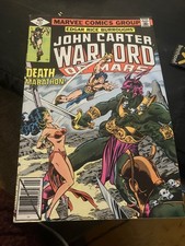 John Carter Warlord Of Mars 27 Death Marathon Marvel Comics 1979 