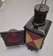 alte DB 75 Laterne Zugschlusslampe  Signalleuchte Eisenbahn Vintage Deko Lampe
