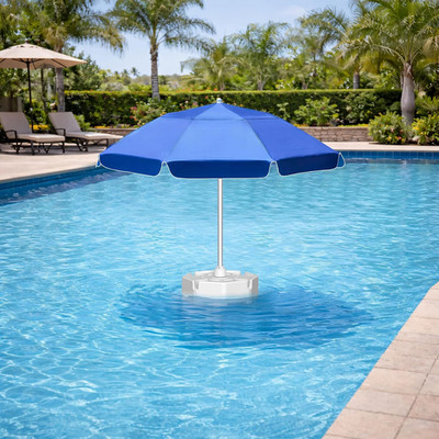Floating Pool Umbrella - 7Ft, Outdoor Floating Umbrella for inside of Pool with