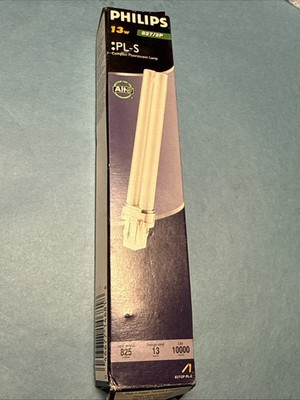 Phillips 13W 827/2P PL-S Alto Compact Fluorecent Lamps