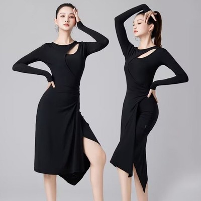 Latin Rumba Samba Ballroom Practice Dress Performance Rhythm Cha Cha Tango Dress