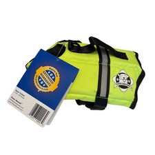 Paws Aboard Dog Life Jacket Neon Yellow XX-Small Water Safety Vest NEW WITH TAGS
