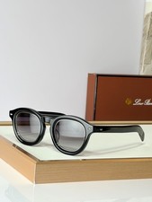 Loro Piana TRAVELLER Tortoise Round Daily Unisex Sunglasses