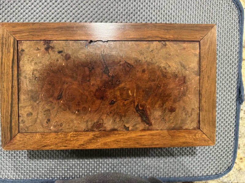 Antique Chinese Coffee Tea Altar Table Mother Of Pearl Inlays, Burl Walnut