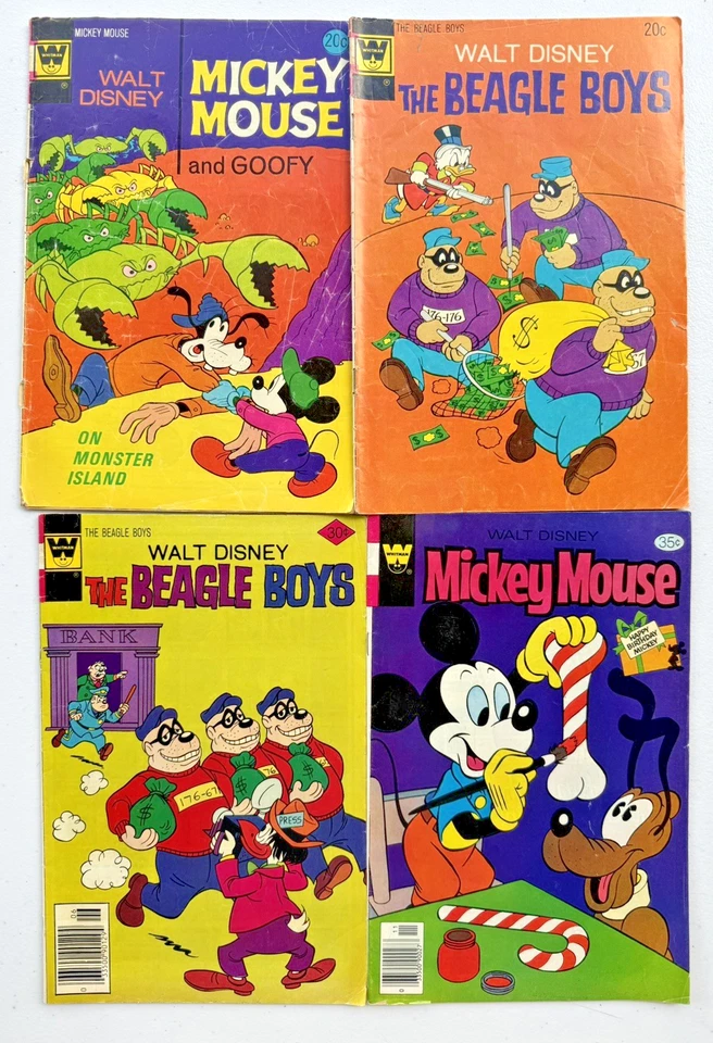 Lote De Colección De 12 Cómics Walt Disney Whitman JUSTOS/BUENOS - Mickey Donald Foto 2 de 4
