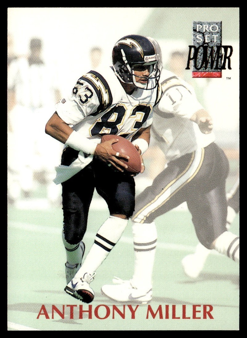 1992 Pro Set Power Anthony Miller San Diego Chargers #280