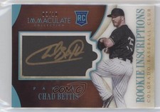 2014 Panini Immaculate Rookie Inscriptions Blue 2/10 Chad Bettis #148 Auto 5n0