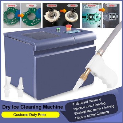 Dry Ice Cleaning Machine Blasting Machine For PCB Rosin Burrs Carbon Removal