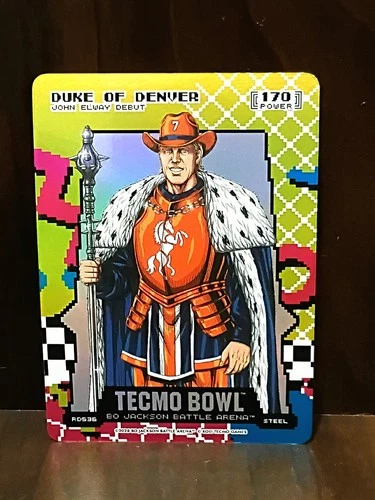 2026 Bo Jackson Battle Arena Tecmo Bowl- Duke Of Denver- 80's Rad Foil #RD536