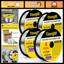 4 Pack 030 Flux Core Welding Wire E71T-GS Gasless 2lb Spool for MIG Welders