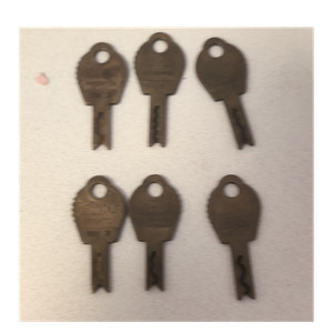 Bellock Keys Heavily worn slot machine keys