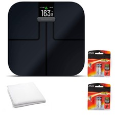 Garmin Index S2 Smart Scale with Wireless Connectivity-Black Bundle 