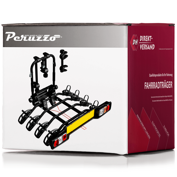 FahrradträGer FüR 4 FahrräDer Peruzzo Parma 4 Black Neu-image