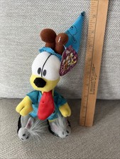 Vintage PAWS 9" Plush ODIE W/Pajamas Slippers-Garfield With Tag
