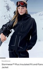 M&S Women’s Goodmove Stormwear™ Plus Insulated Fit and Flare Ski Jacket Size 10
