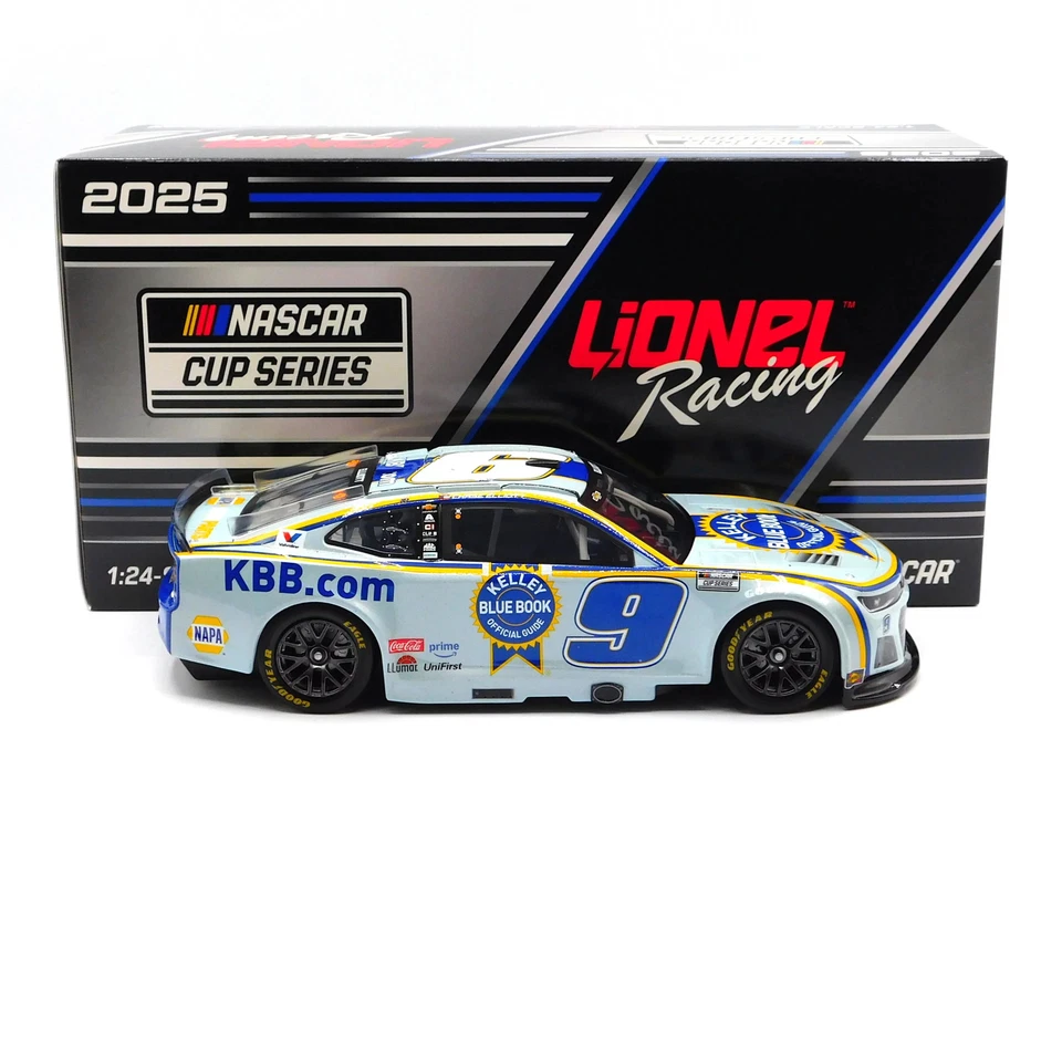 Chase Elliott 2025 Kelly Blue Book Flash Coat 1:24 Nascar Diecast - Image 4 of 4
