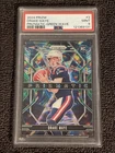 2024 Panini Prizm - Prizmatic Drake Maye - Green Wave Prizm (RC) PSA 9