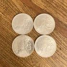 1 oz Silver Buffalo Round Lot of 4