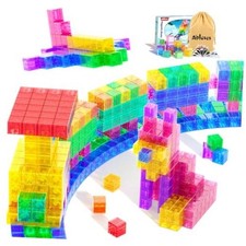 45PCS Magnetic Blocks - Transparent Magnet Cubes, Kids Building Blocks, 45pcs