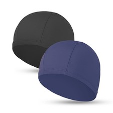 Gorro de nataci n de tela de nylon para ni os adultos hombres mujeres, 2 Pack
