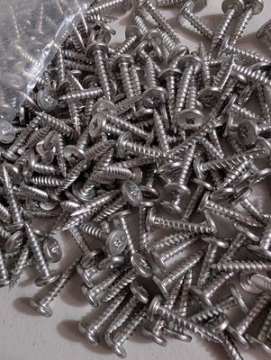 #10-13 x 1 Pancake head  Wood Screws 305 SS  (200) pack Metal Roofing Screws