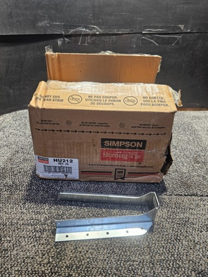 #ad #ad QTY 25 Simpson Strong Tie HU212 Zinc Galvanized G90 Face Mount Joist Hanger $208.25